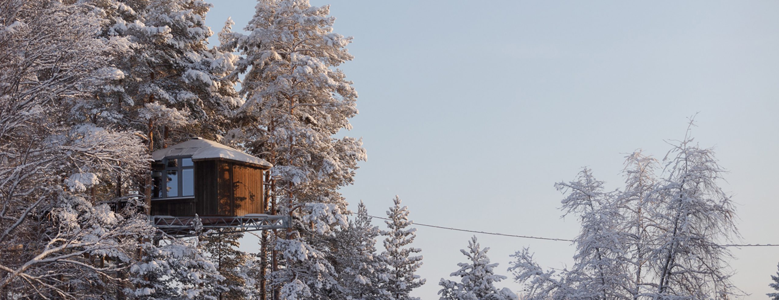 Slapen in de 'birds nests' van Granö Beckasin