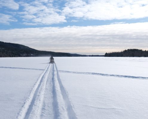 Sneeuwscootertocht - Zweden