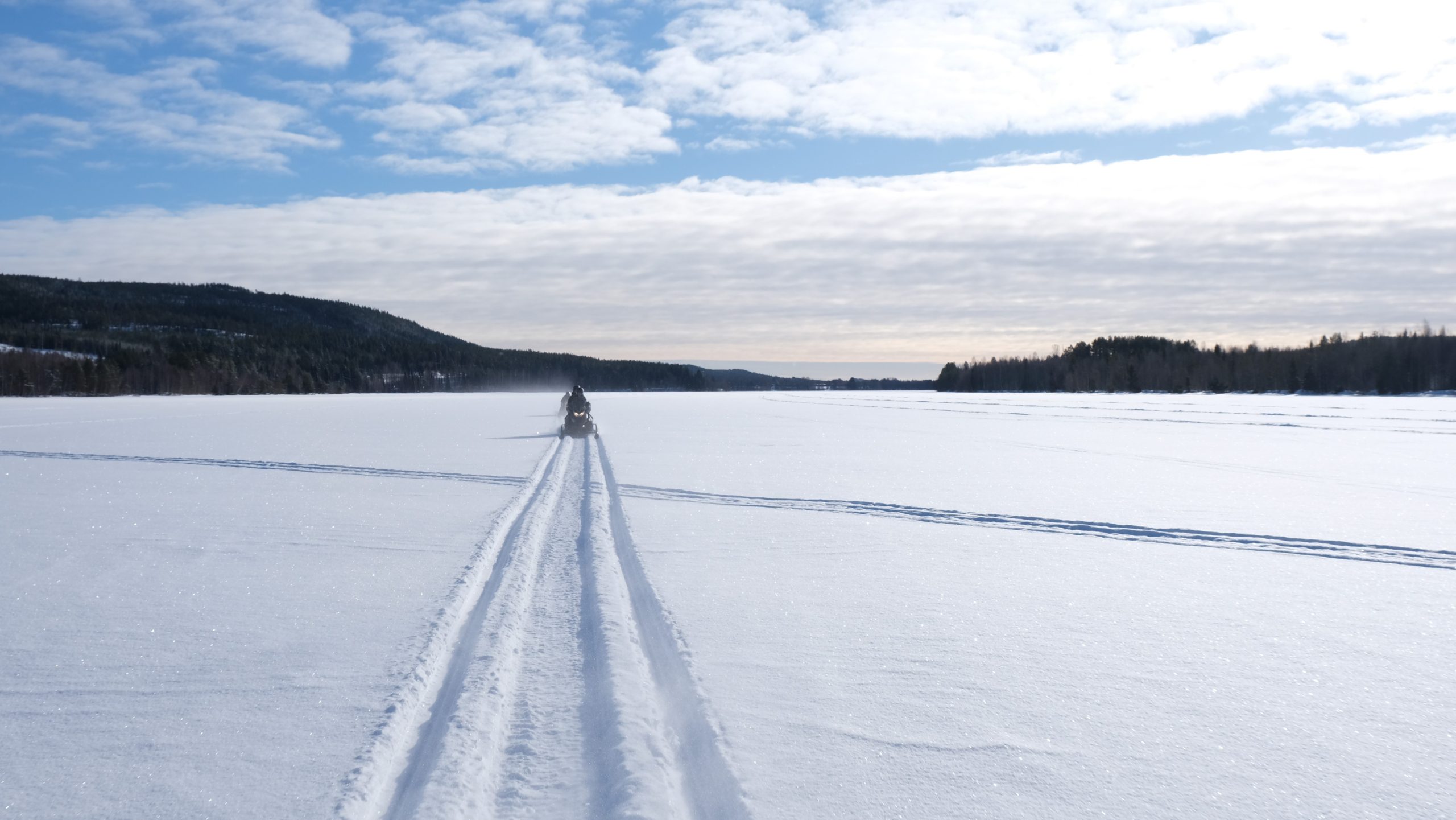 Sneeuwscootertocht - Zweden