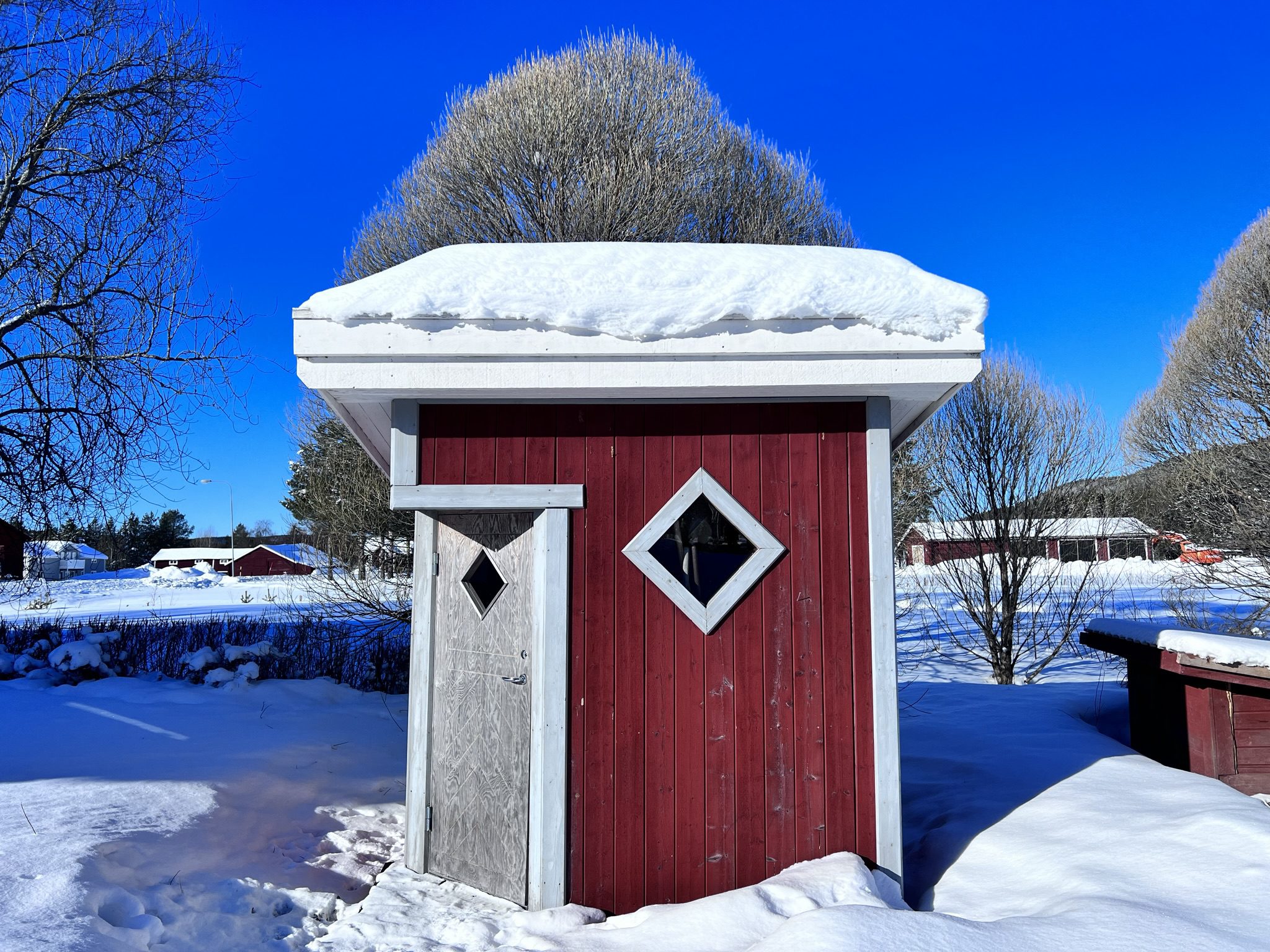 Wc-huisje Zweden