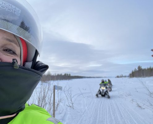 Sneeuwscootertocht Storuman