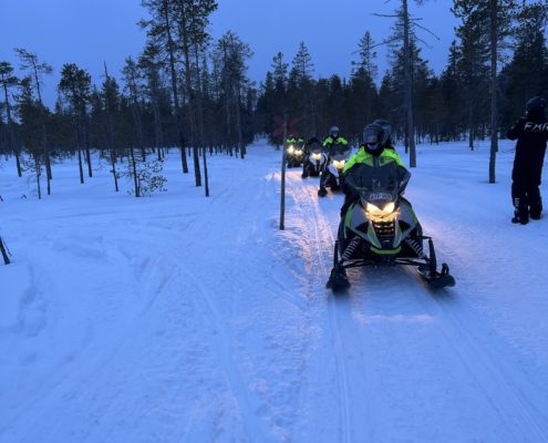 Sneeuwscootertocht Storuman