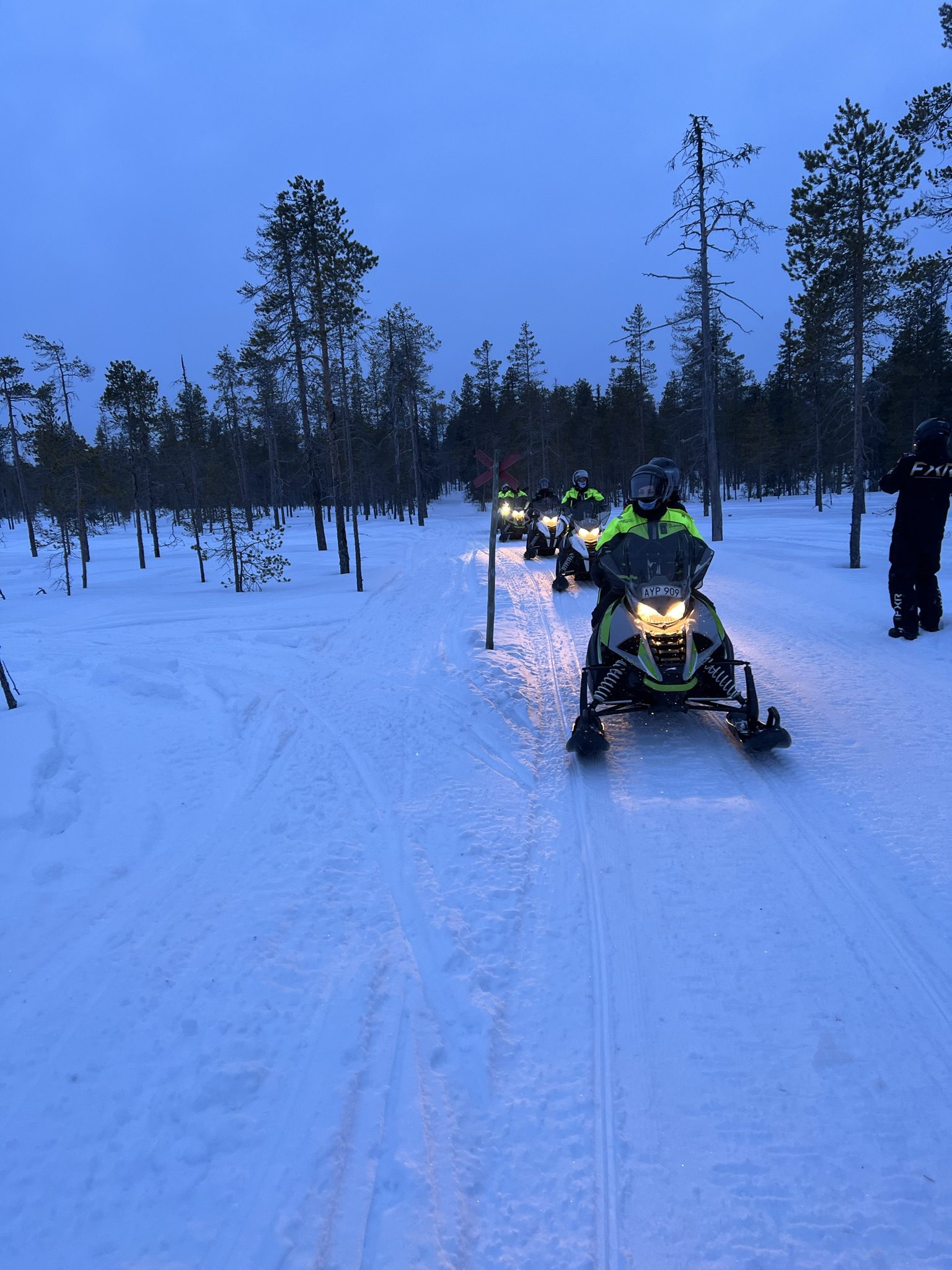 Sneeuwscootertocht Storuman