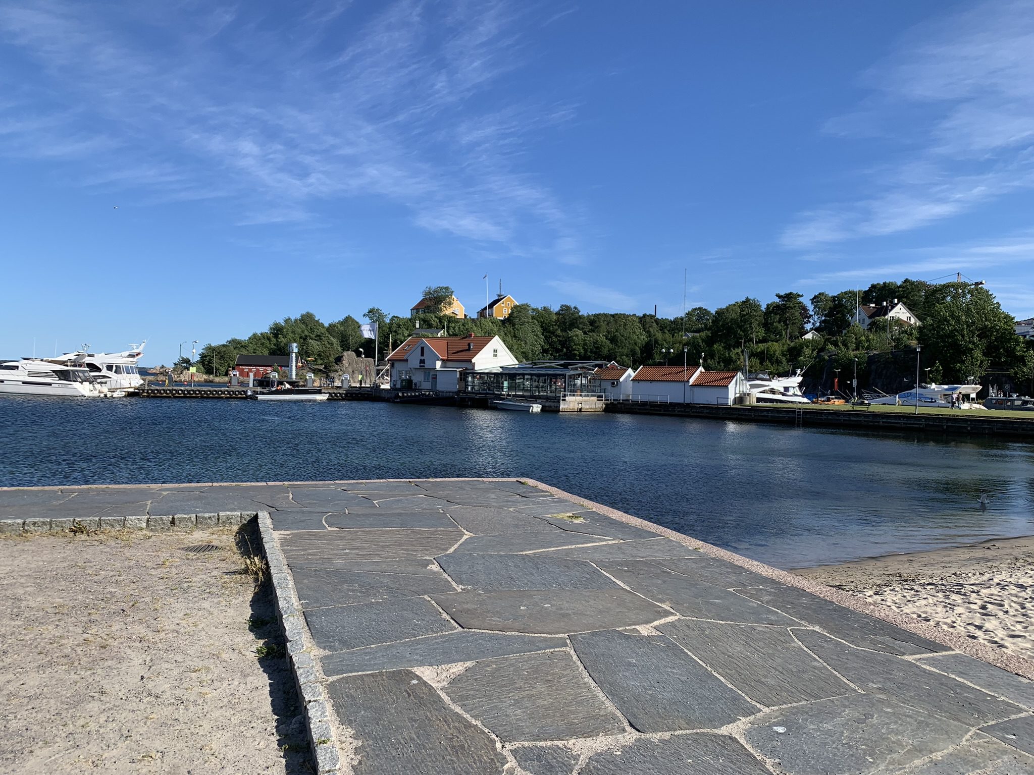 Noorwegen Kristiansand aan het water