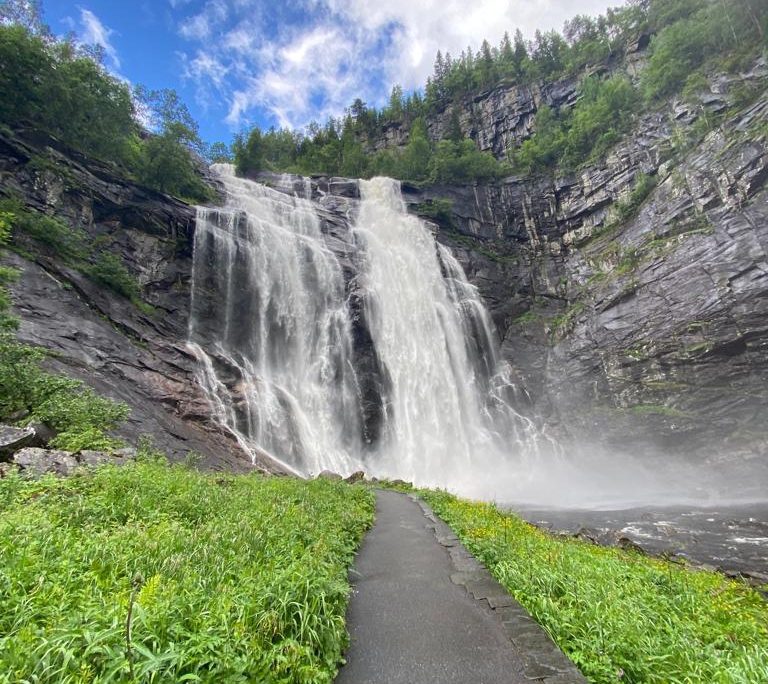 Noorwegen Skjervsfossen