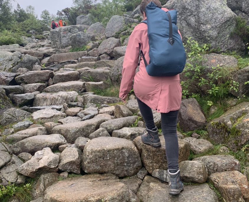 Noorwegen Wandeling naar de Preikstolen