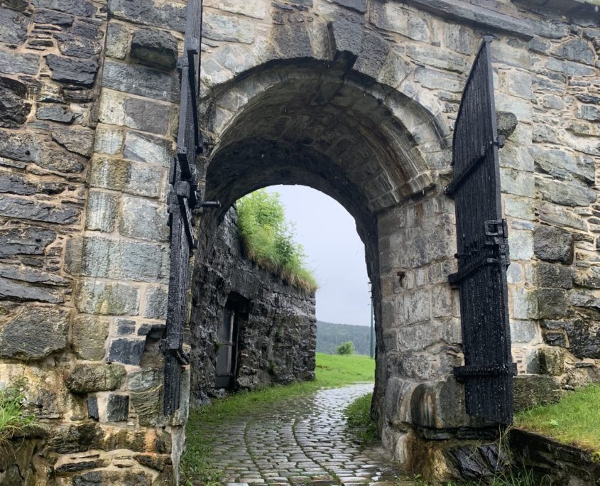 Noorwegen bergen open poort