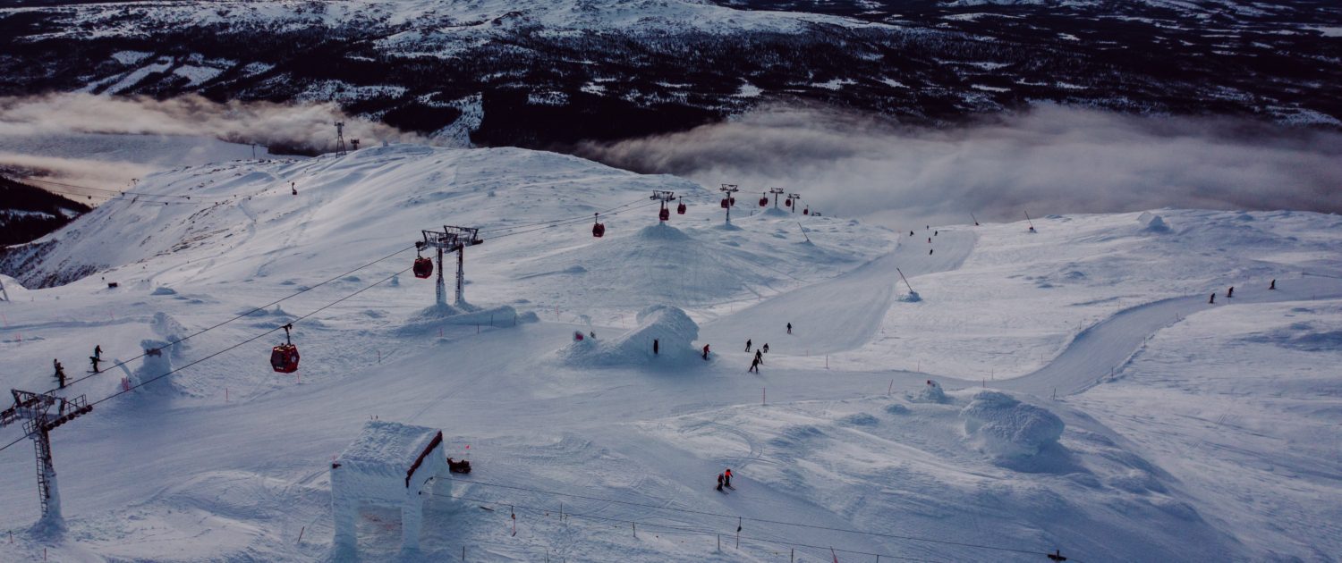 Wintersport in Zweden