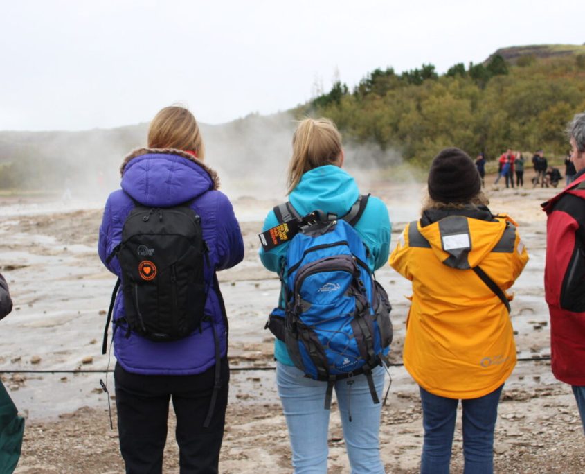 Dag 2 Tessa en Rosa bij Strokkur