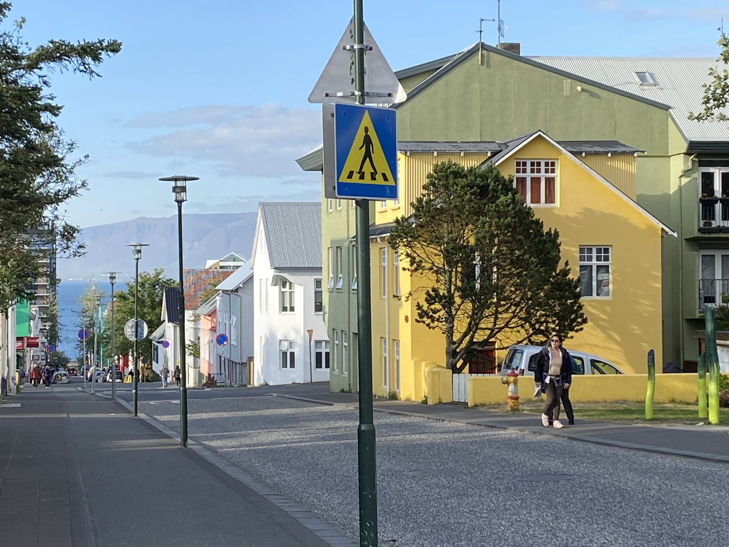 Laugavegur Groepsreis Anna Rottier - 27 juli - Reykjavík - geel huis