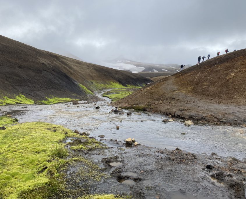 Laugavegur Groepsreis Anna Rottier - 29 juli - op weg naar Hrafntinnusker