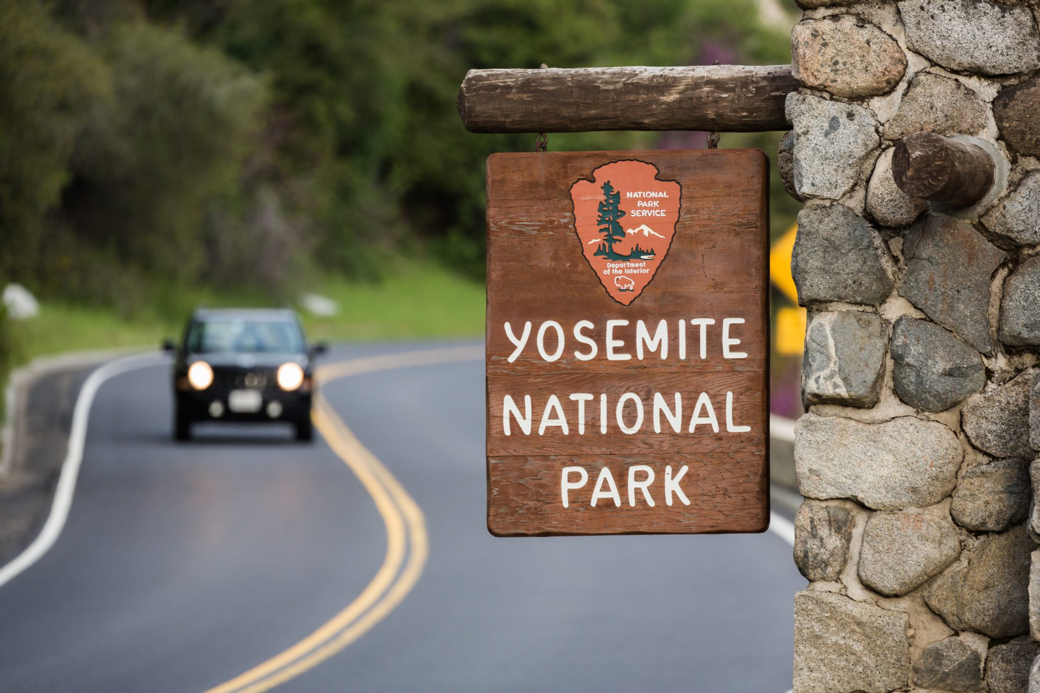 Onderweg naar Yosemite National Park
