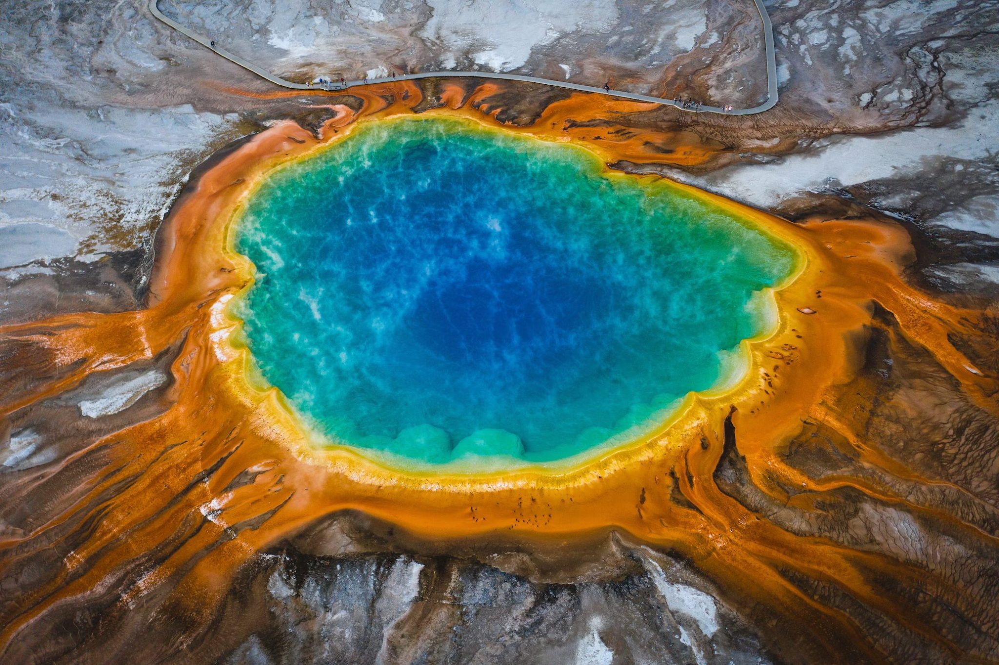 YELLOWSTONE NP. - vanaf boven