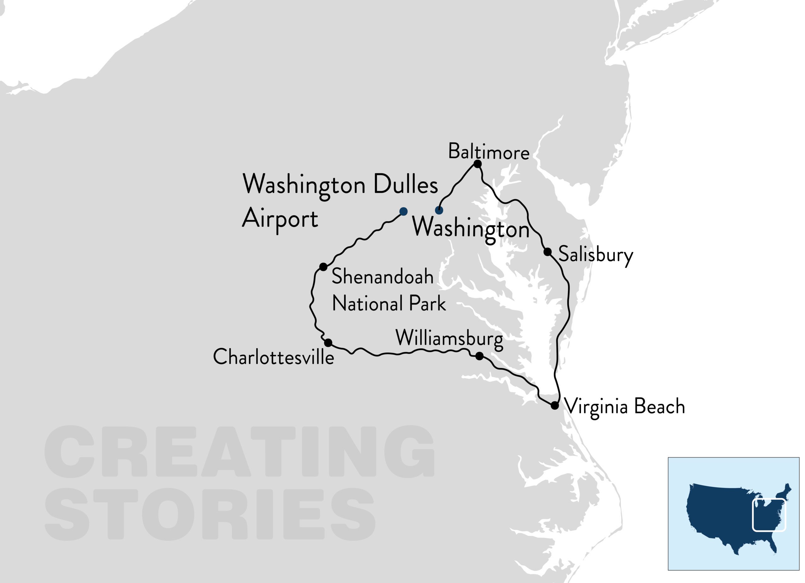 Amerika - Rondreis Capital Region