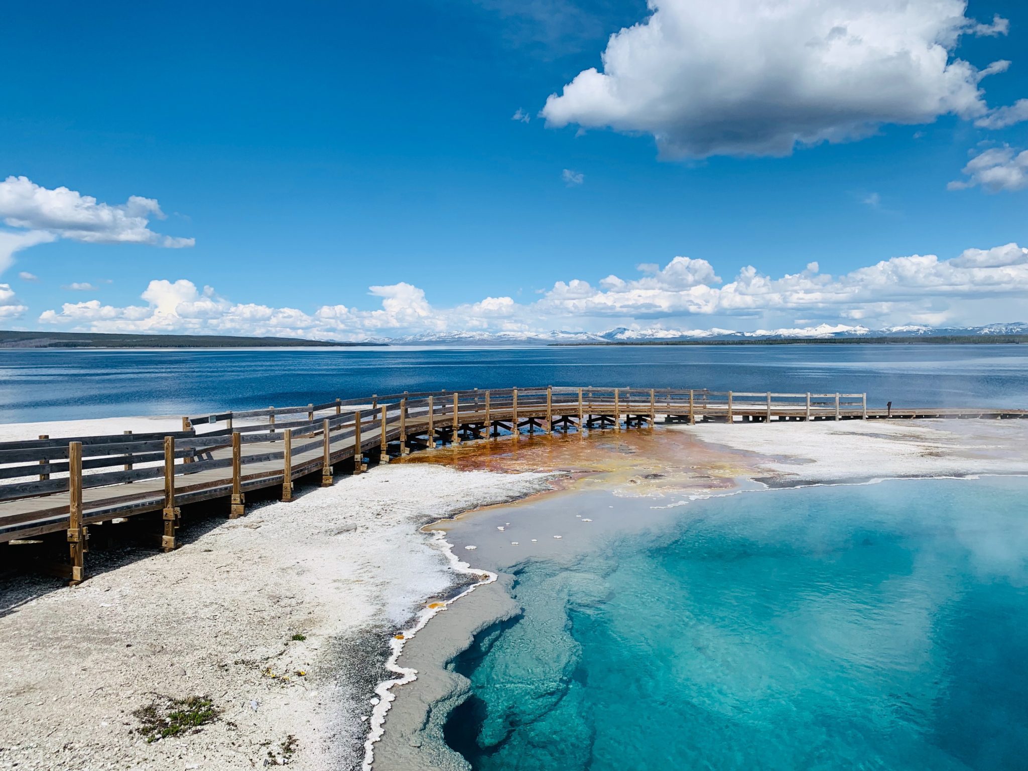 Nationale Parken Amerika - West Thumb Geyser Basin Trail, Yellowstone National Park, WY 82190, USA, United States