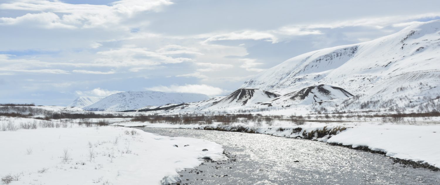 Fnóskadalur in april