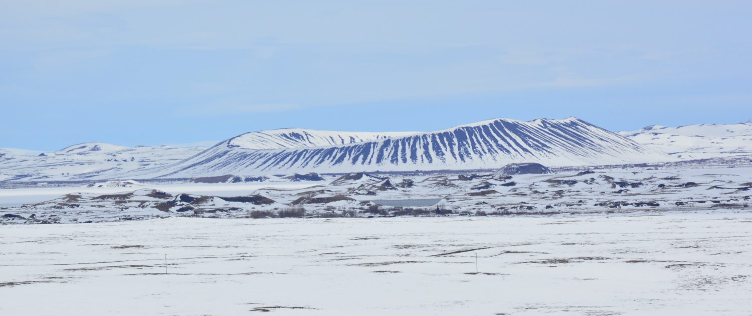 Hverfjall in april