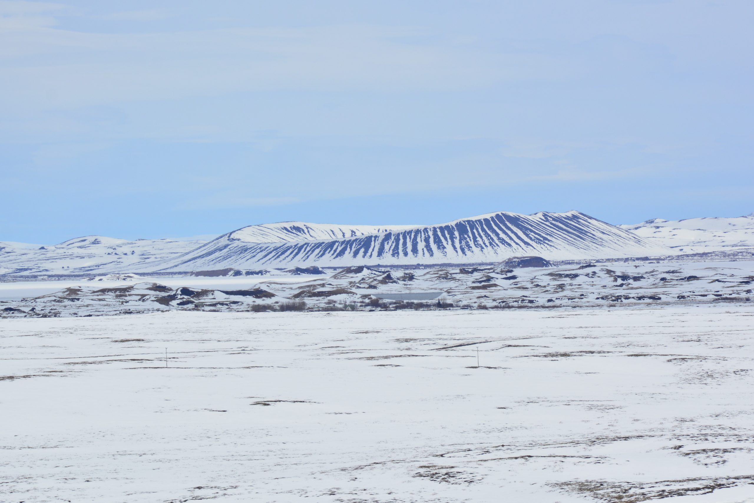 Hverfjall in april