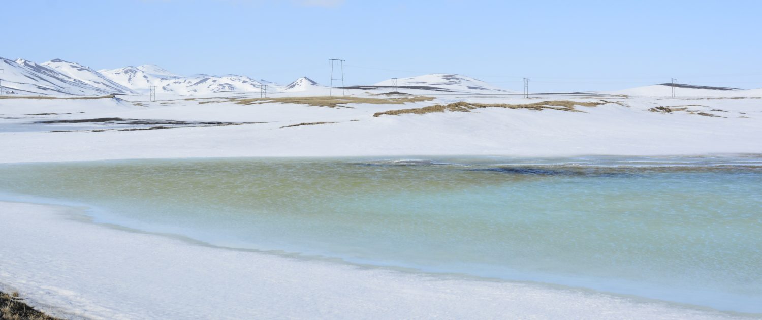 Weg naar Möðrudalur in april