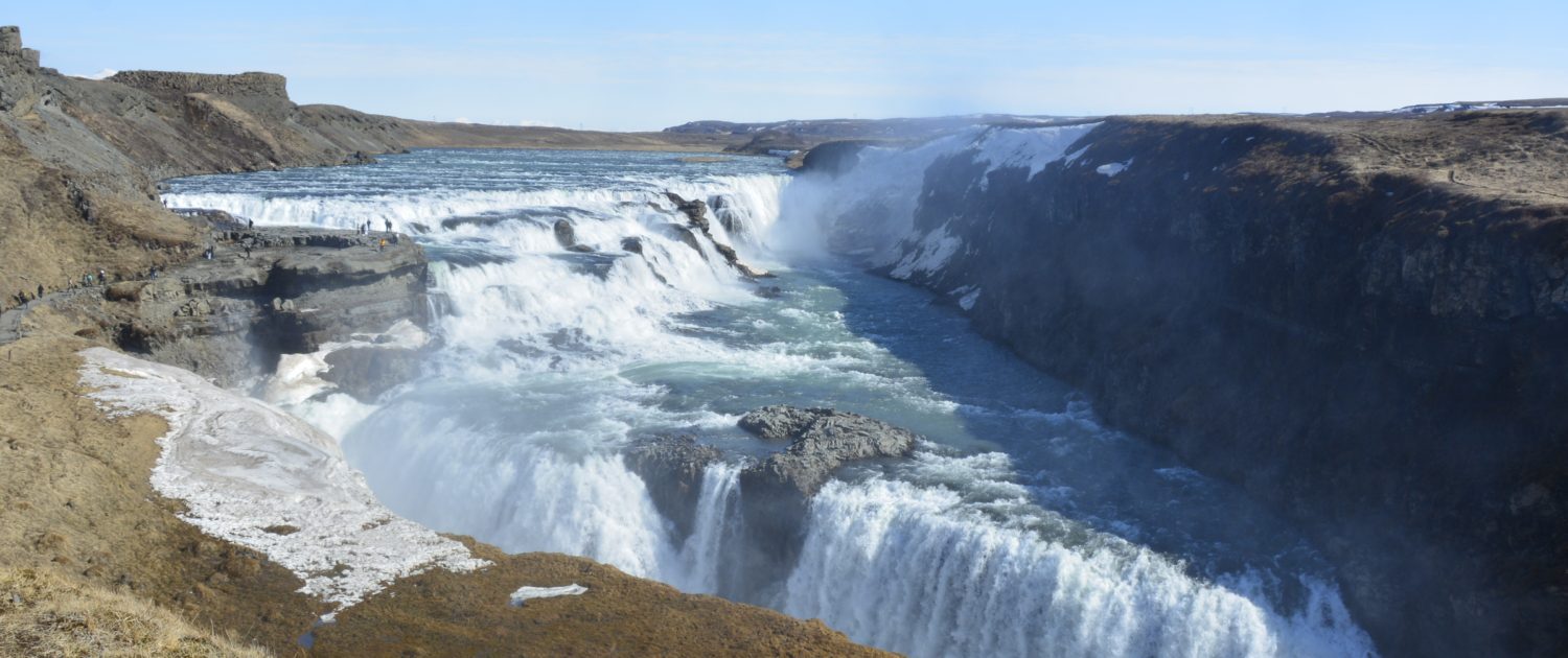 Gullfoss in april