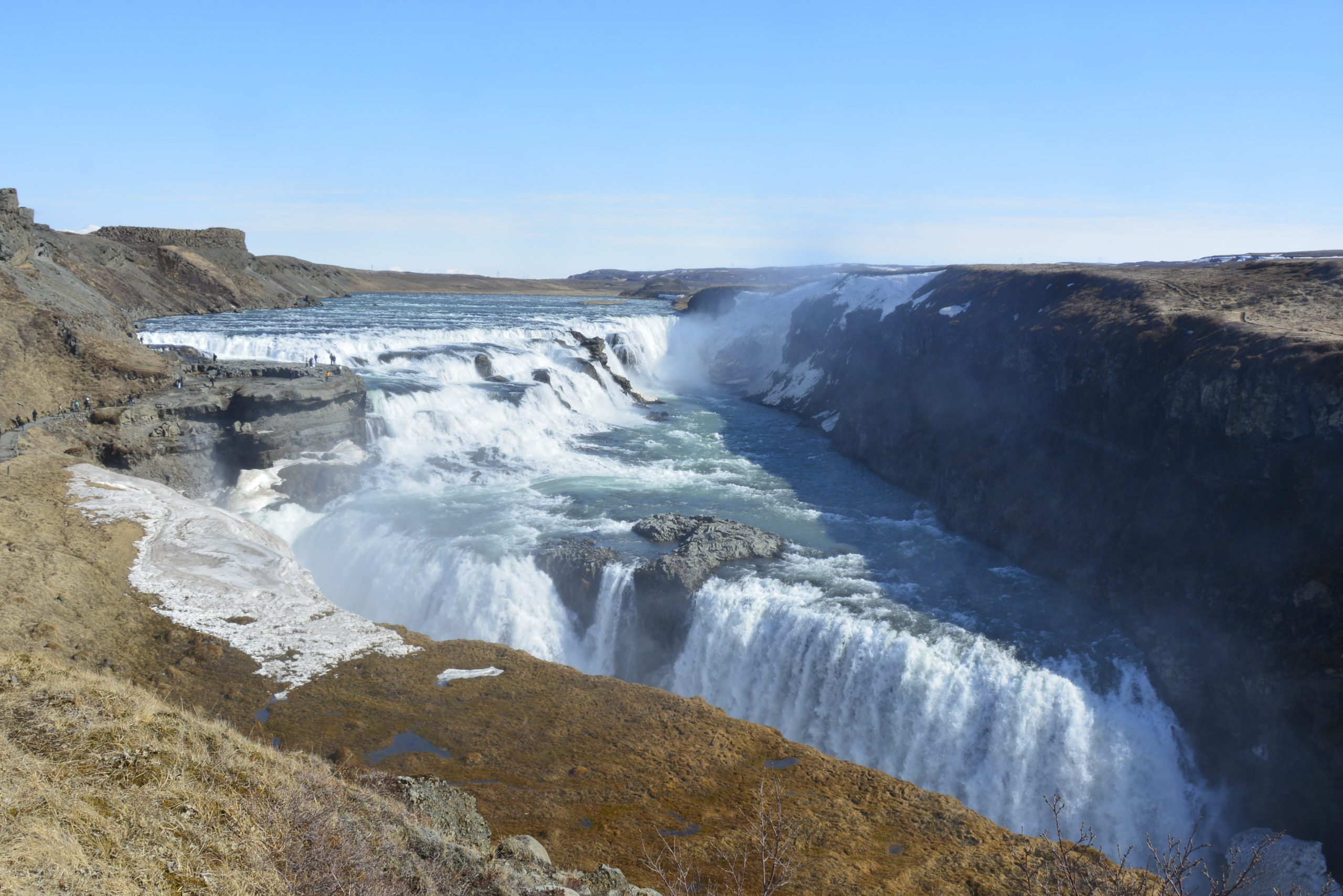 Gullfoss in april