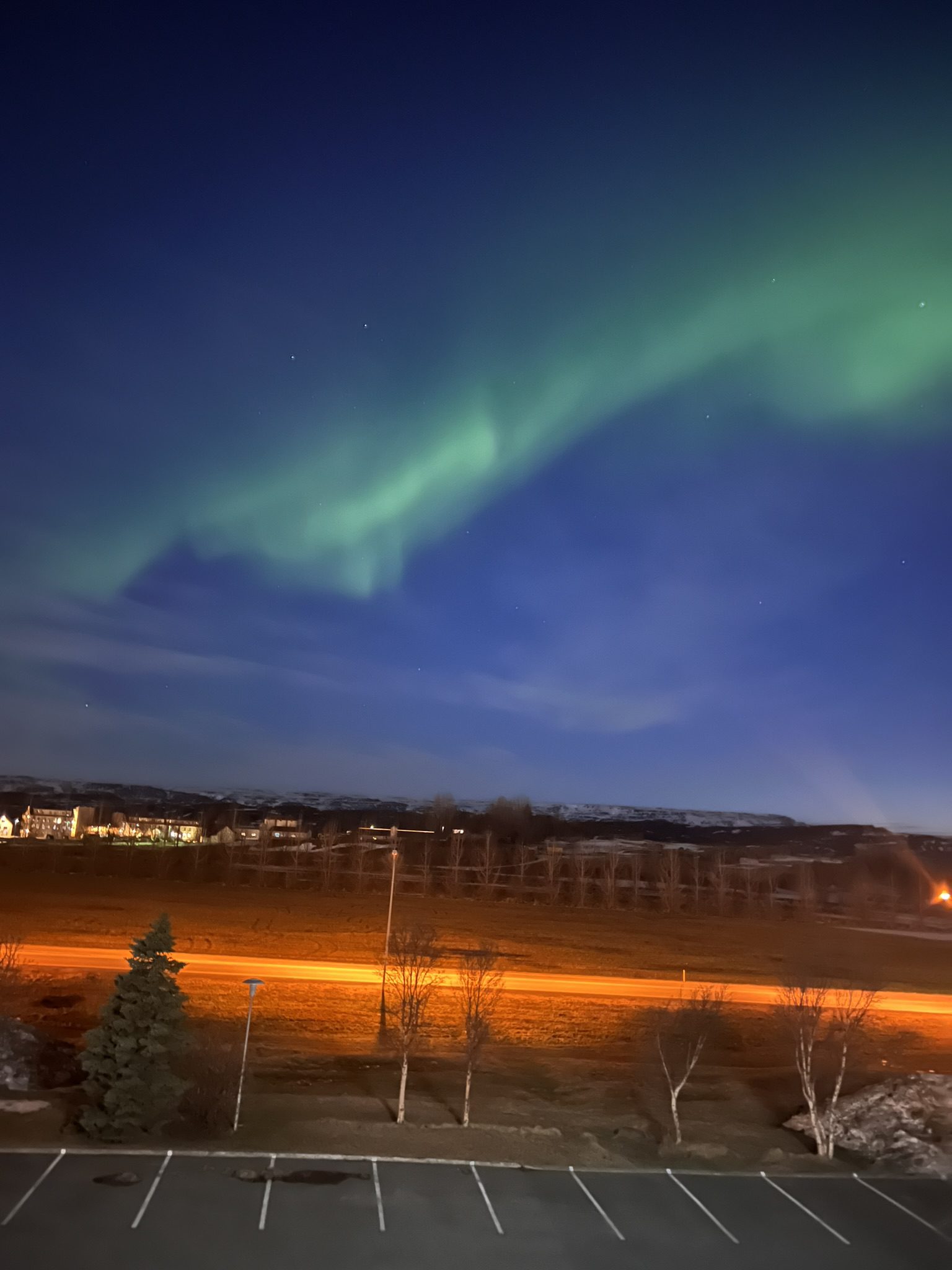 noorderlicht in Egilsstaðir