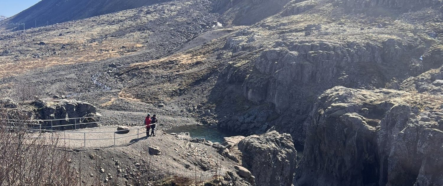 Waterval in het Berufjörður