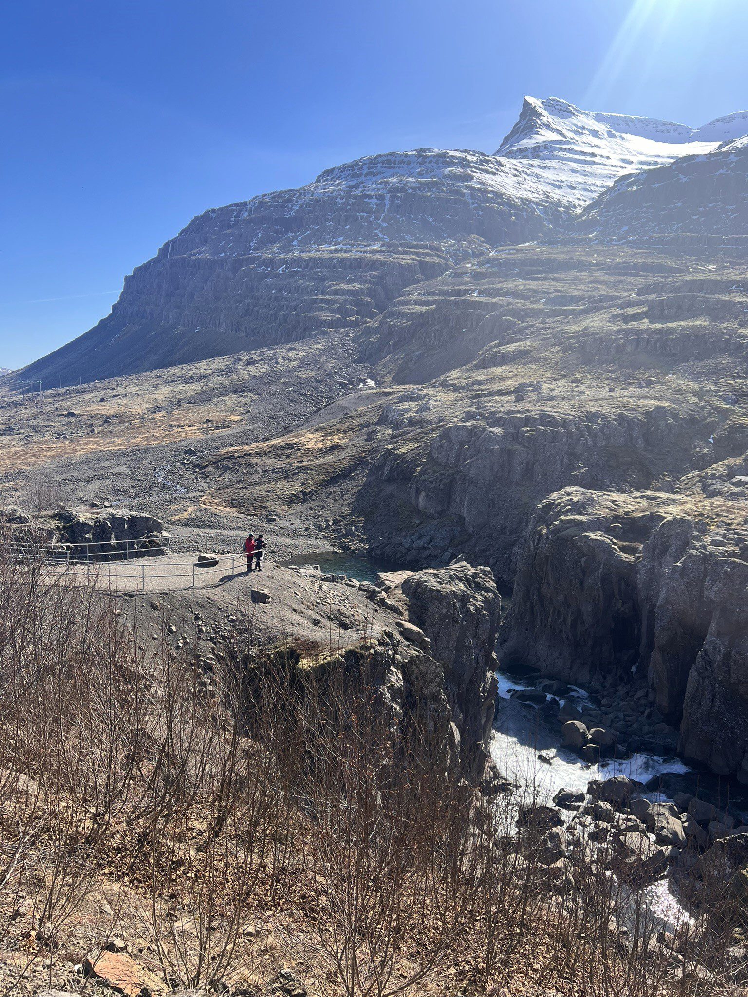 Waterval in het Berufjörður