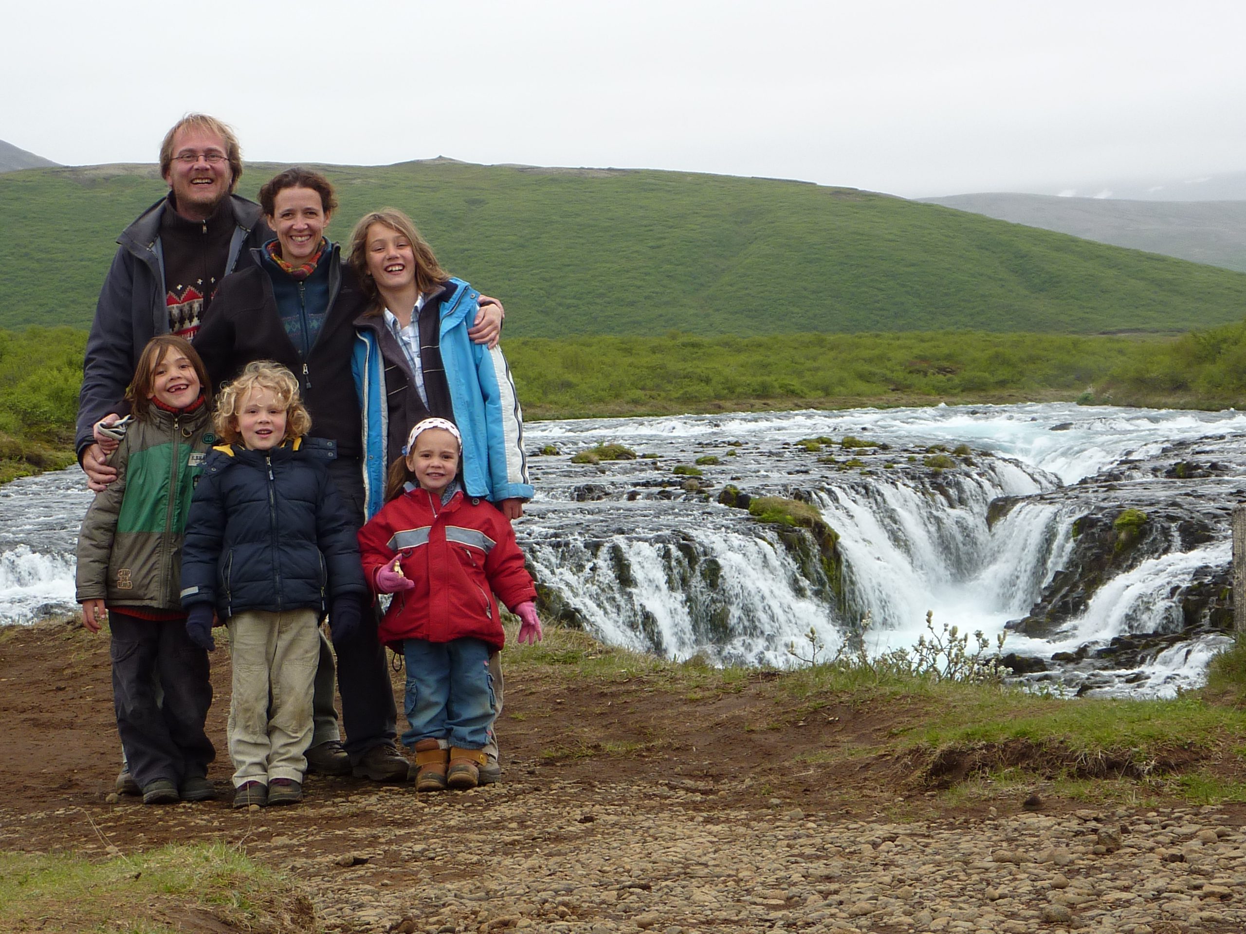 2009 Brúarfoss familie Klooterman