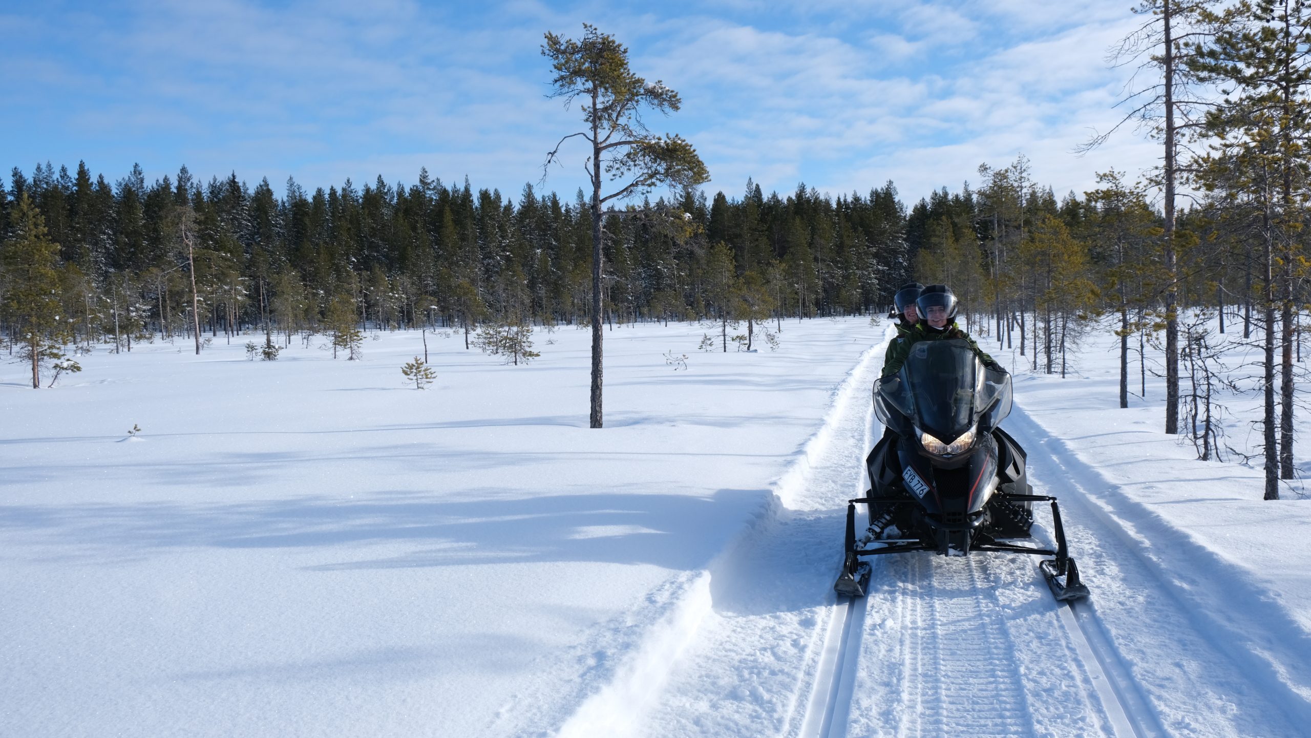 Sneeuwscootertocht