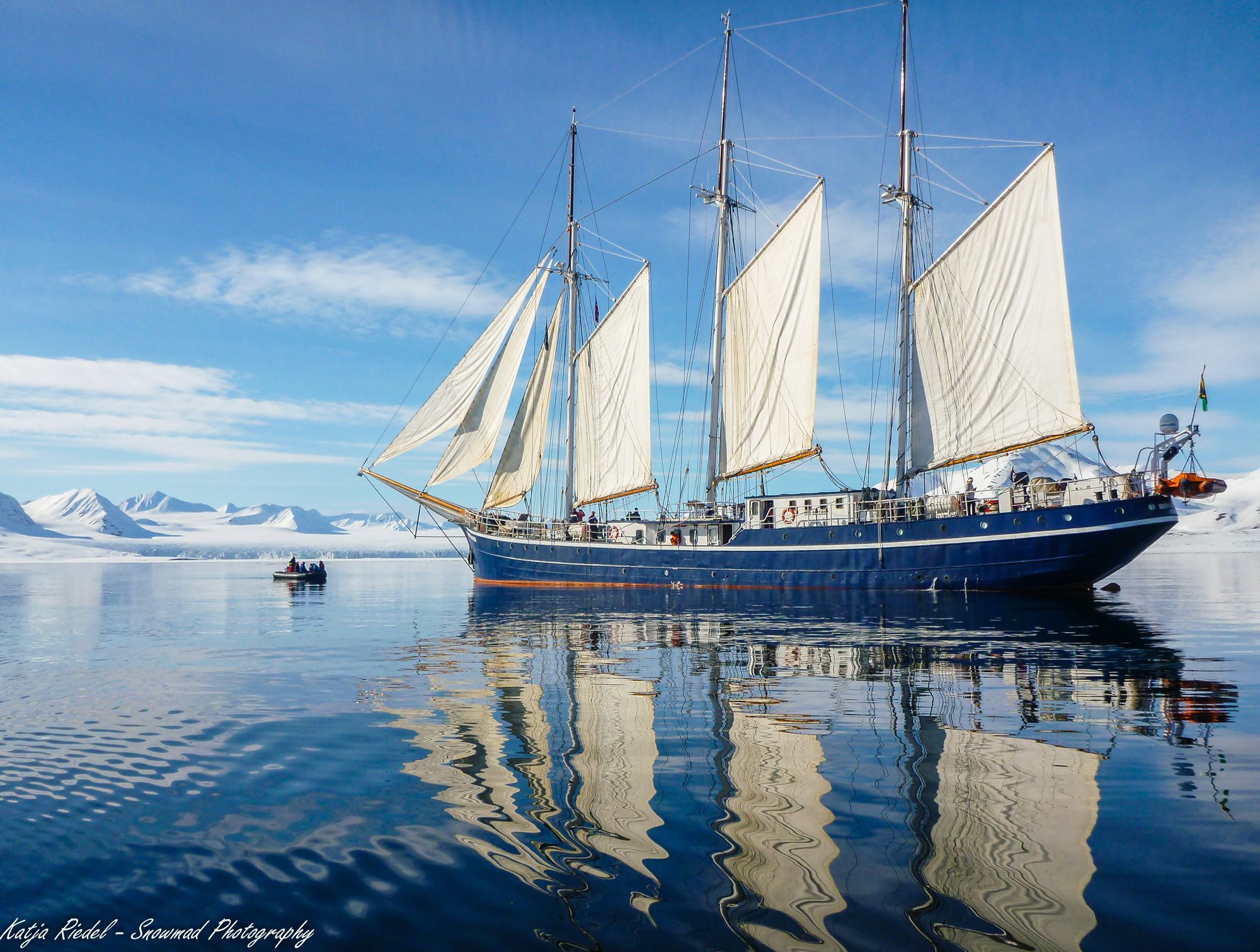 s/v Rembrandt van Rijn in Noord Spitsbergen, arctische lente, mei