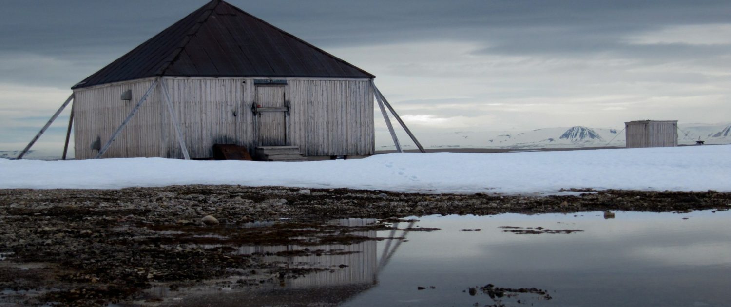 Wooden hut on Jan Mayen