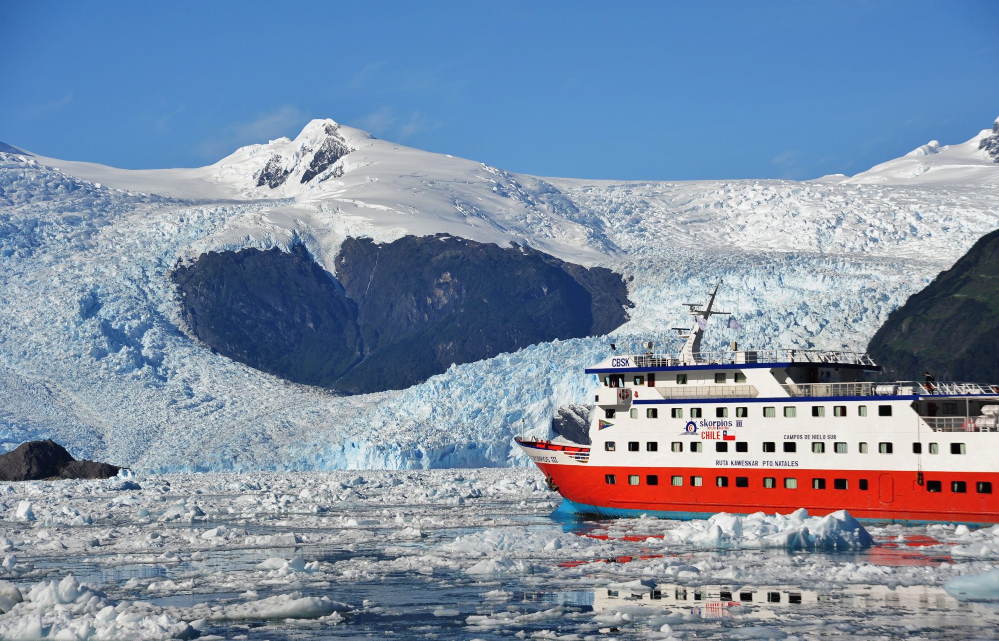 Cruise langs de fjorden van Patagonië